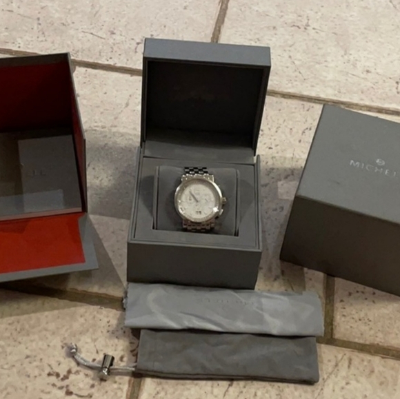 Michele Sport Sail Blanc Diamond Watch (Rare) - Picture 4 of 4